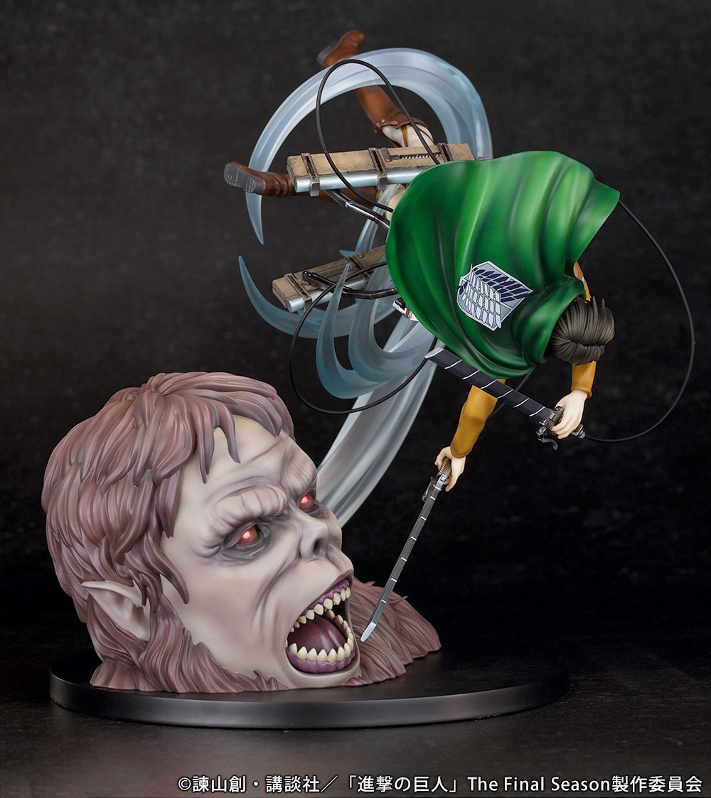 Non Scaled Figure Levi Ackerman - Levi vs Beast Titan ver. Shingeki no Kyojin The Final Season (27.5cm) By PROOF