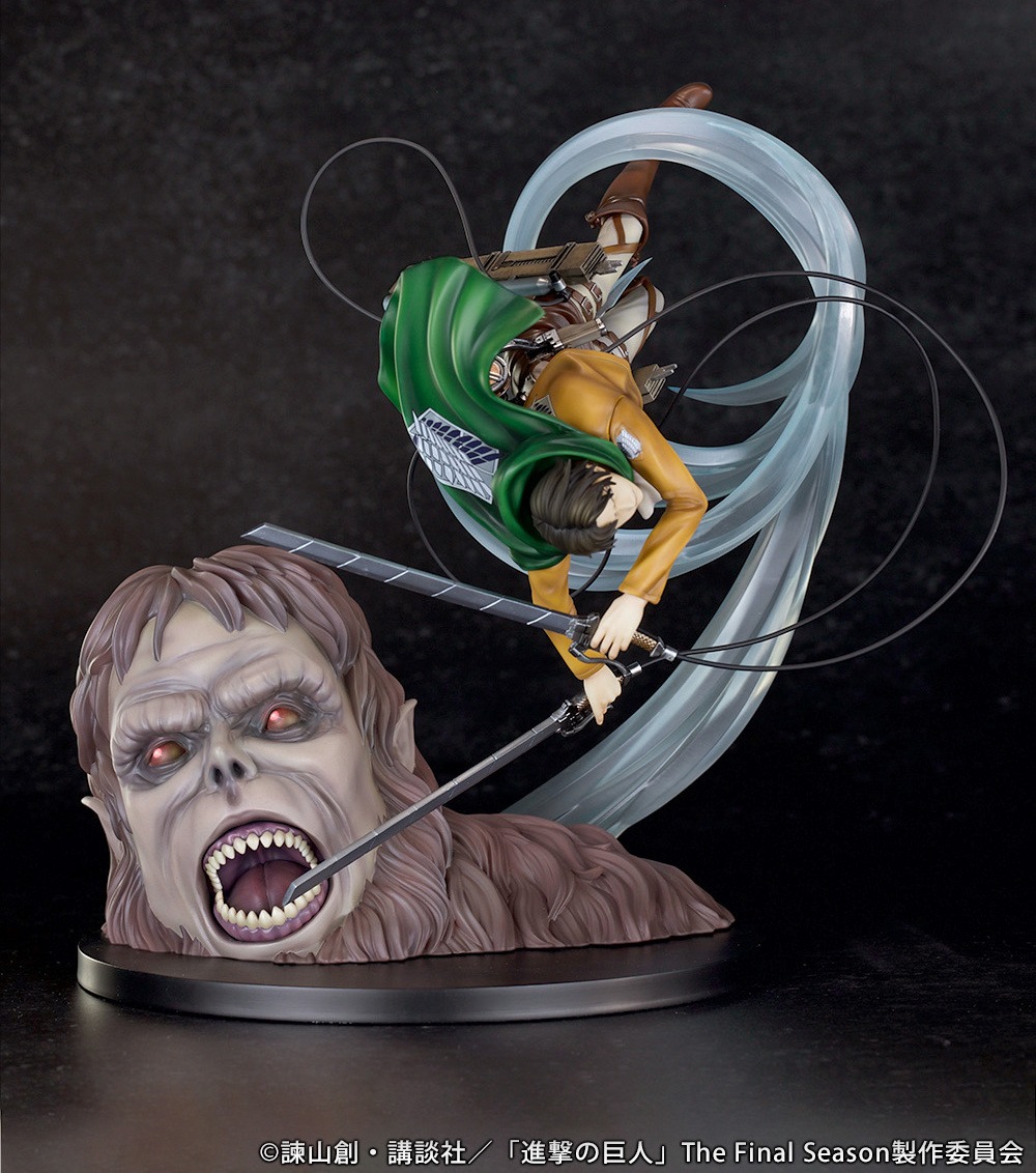 Non Scaled Figure Levi Ackerman - Levi vs Beast Titan ver. Shingeki no Kyojin The Final Season (27.5cm) By PROOF