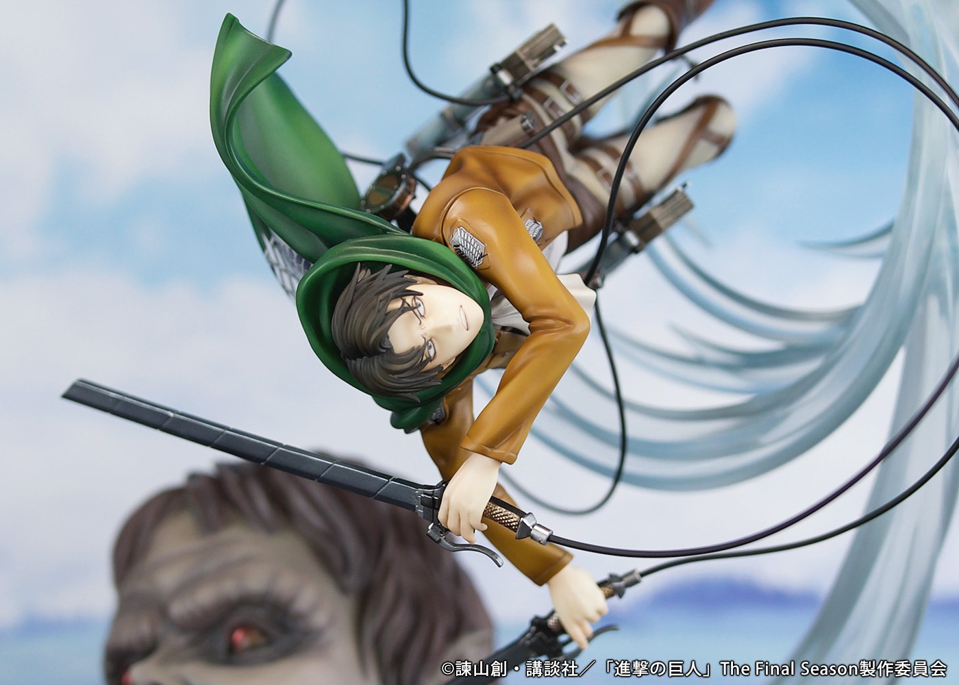 Non Scaled Figure Levi Ackerman - Levi vs Beast Titan ver. Shingeki no Kyojin The Final Season (27.5cm) By PROOF