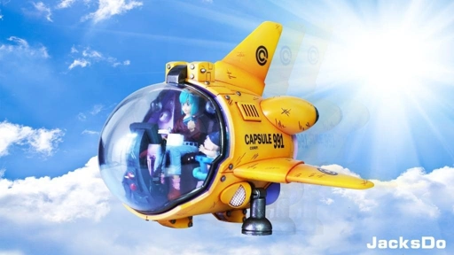 Image of Dragonball Z Bulma Airship 991 capsule corp by JacksDo Studio
