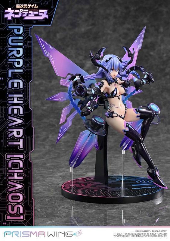 Prisma Wing Scaled Figure 1/7 Purple Heart - Chaos Ver. Hyperdimension Neptunia By Prime 1 Studio