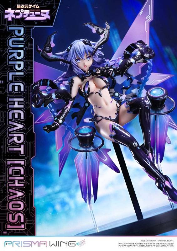 Prisma Wing Scaled Figure 1/7 Purple Heart - Chaos Ver. Hyperdimension Neptunia By Prime 1 Studio