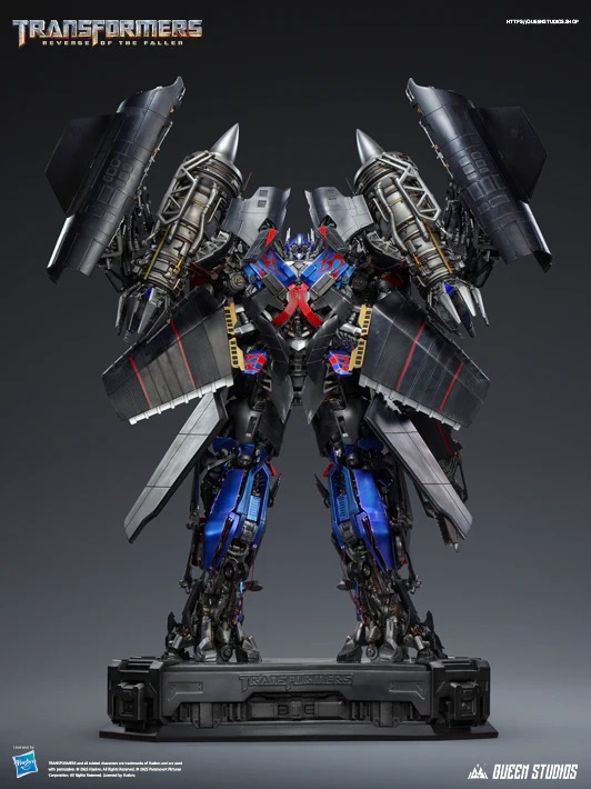 Non Scaled Premium Figure Optimus Prime Jet Power Ver. - Transformer Reverse Of The Fallen By Queen Studios