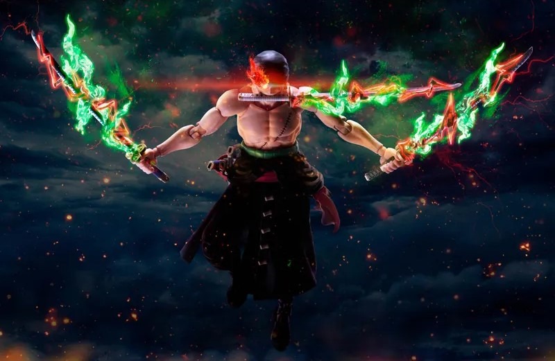 SHF S.H.Figuarts Roronoa Zoro - The King Of Hell By Premium Bandai