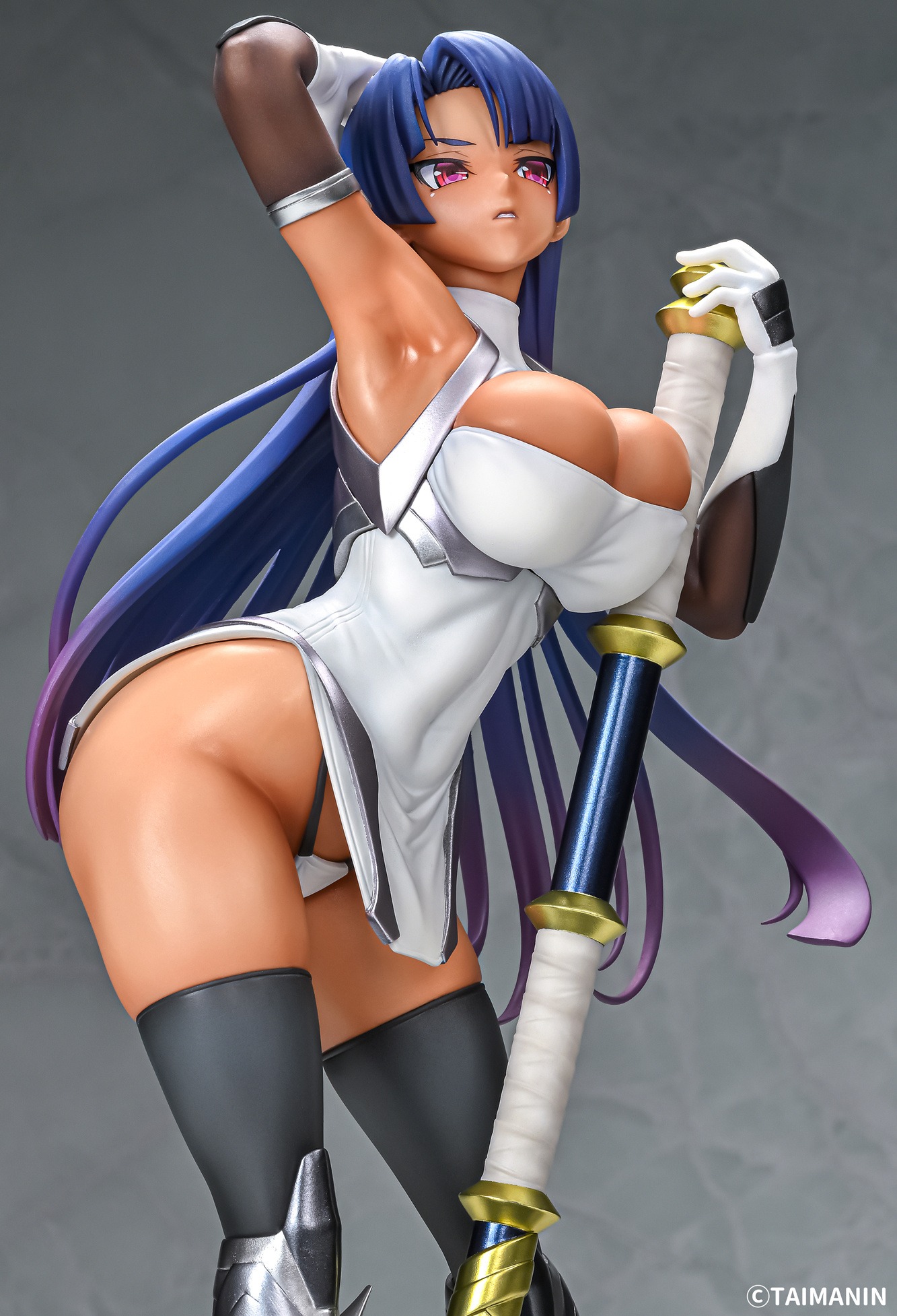 [Cast Off] Scaled Figure 1/6 Pale Yatsu Mauve Murasaki - Tanned Ver. Taimanin RPGX By Q-Six