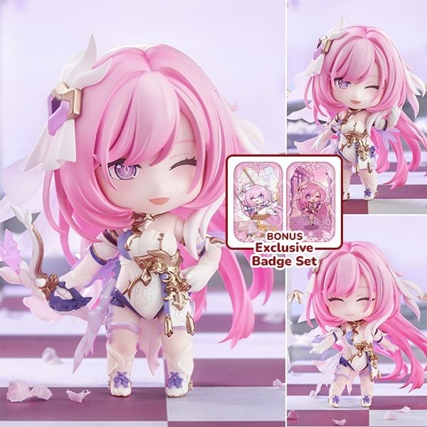[With Exclusive Badge Set Bonus] Nendoroid Elysia - Herrscher of Human: Ego Ver. Honkai Impact 3rd By Good Smile Company