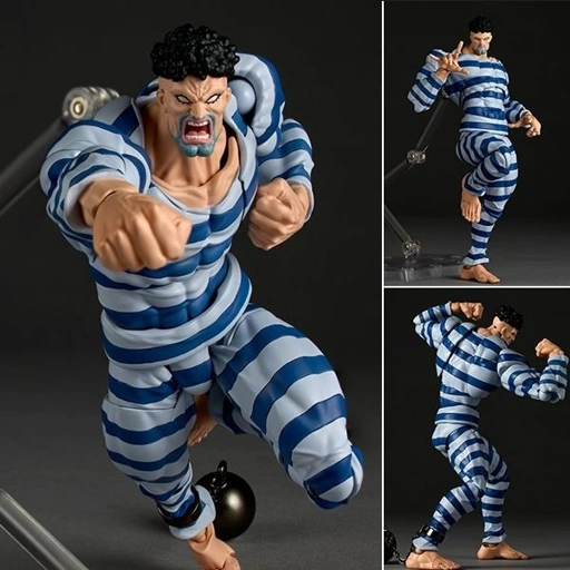 Image of Revoltech Amazing Yamaguchi Action Figure Puri Puri Prisoner - One Punch Man By Kaiyodo
