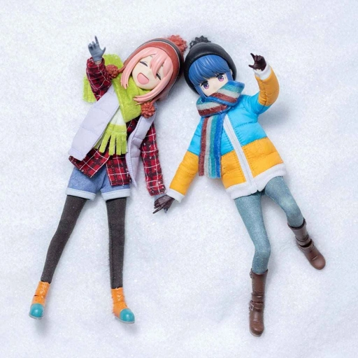 Image of Action Figure 1/8 Shima Rin - Yuru Camp / Laid-Back Camp Or Kagamihara Nadeshiko By POP MART X GONG