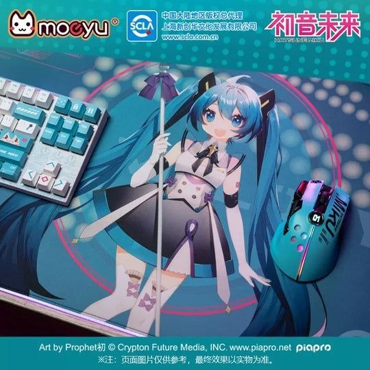 [READY STOCK ITEM] Hatsune Miku Cyber Melody Series RGB Gaming Mouse Pad / Mousepad - Vocaloid (40x80cm) By Moeyu