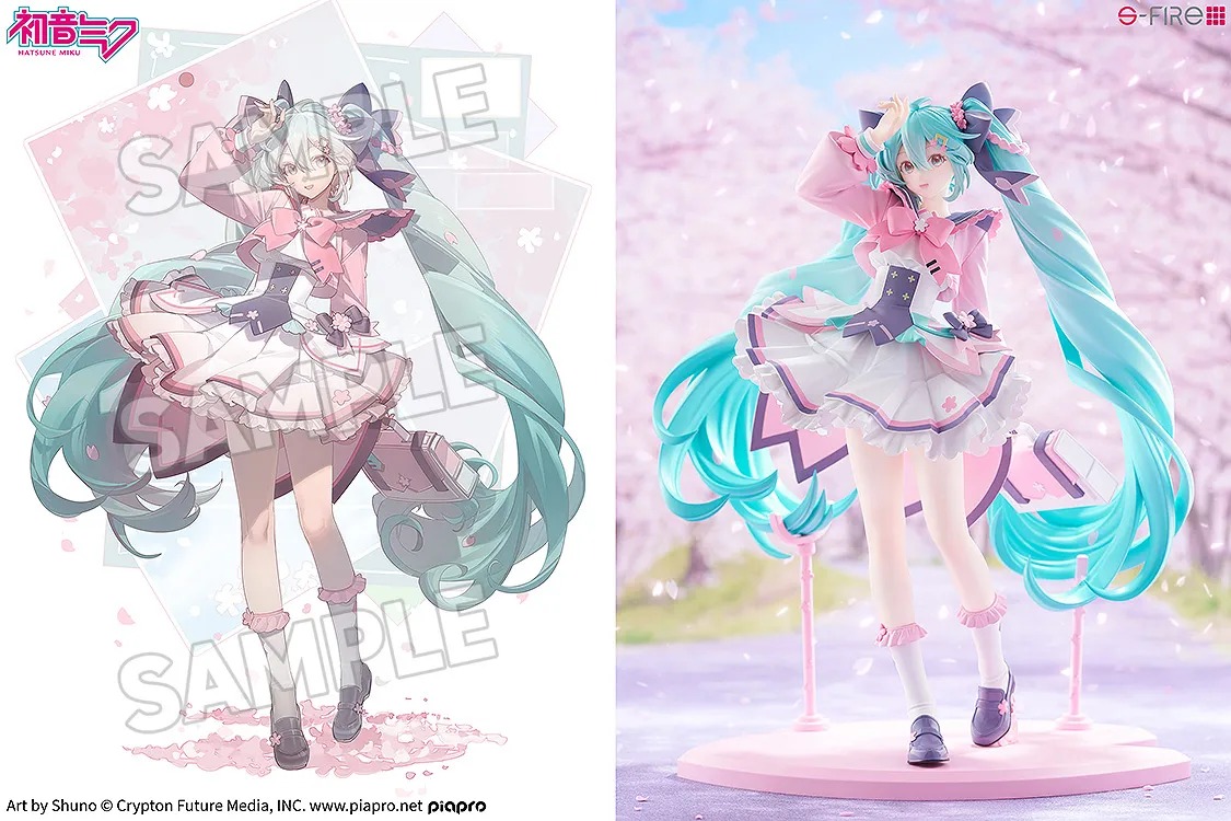 S-Fire Figure Hatsune Miku - New School Term Ver. Vocaloid By SEGA