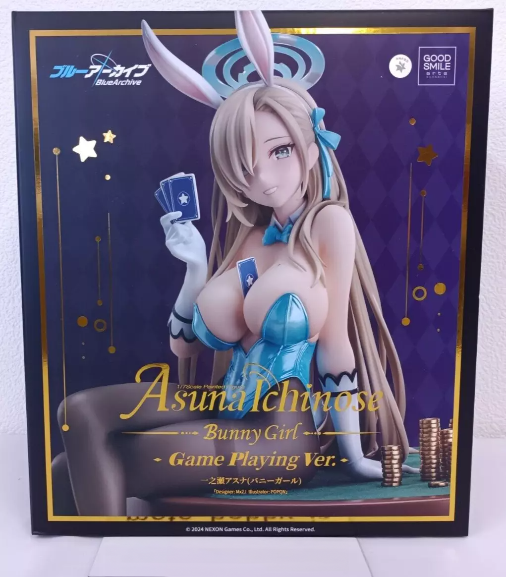 [READY STOCK ITEM] Scaled Figure 1/7 Ichinose Asuna - Game Playing Ver. Illustration by POPQN Blue Archive By Good Smile Arts Shanghai
