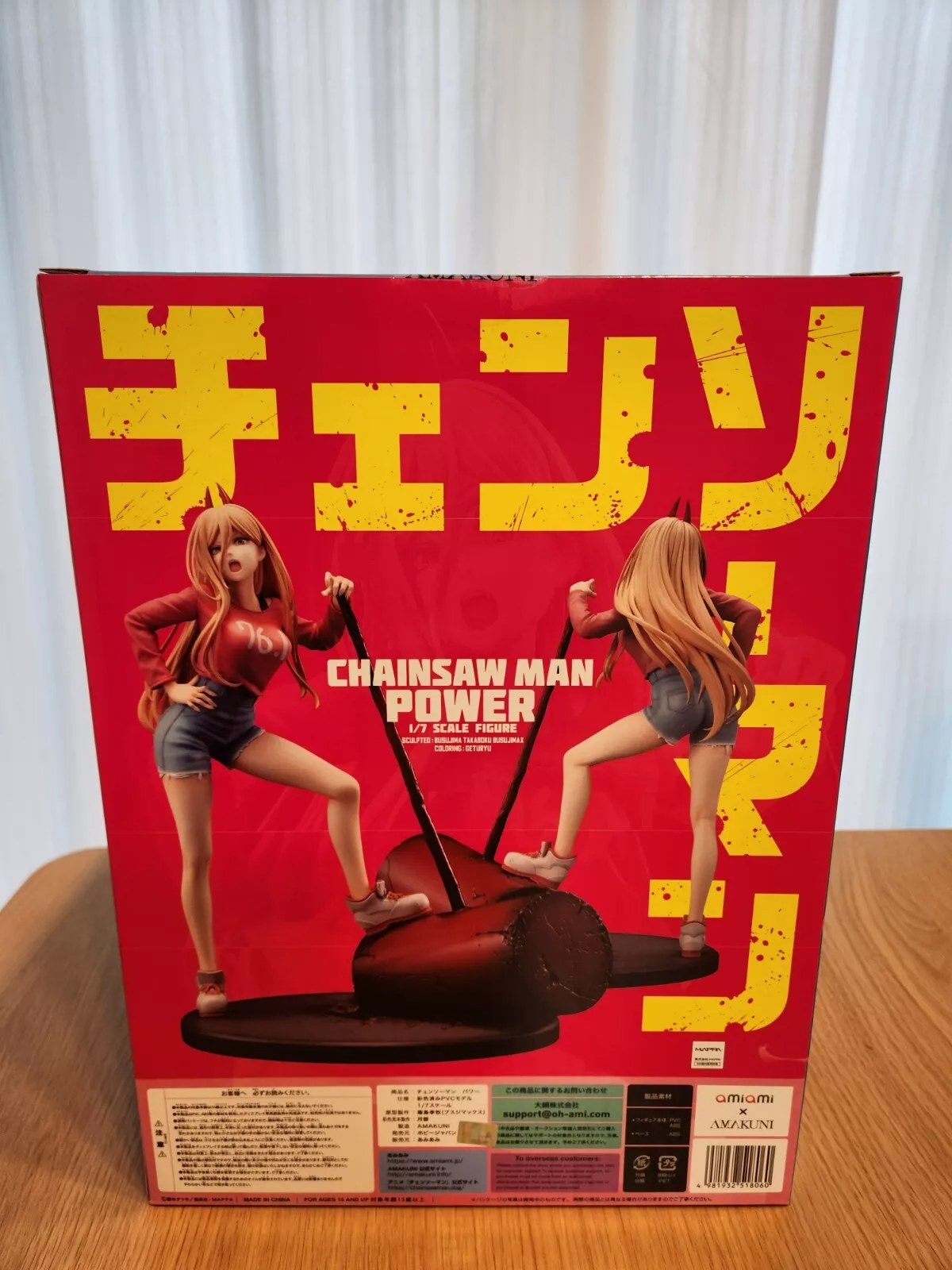 [READY STOCK ITEM] Scaled Figure 1/7 Power - Chainsaw Man By AmiAmi x AMAKUNI