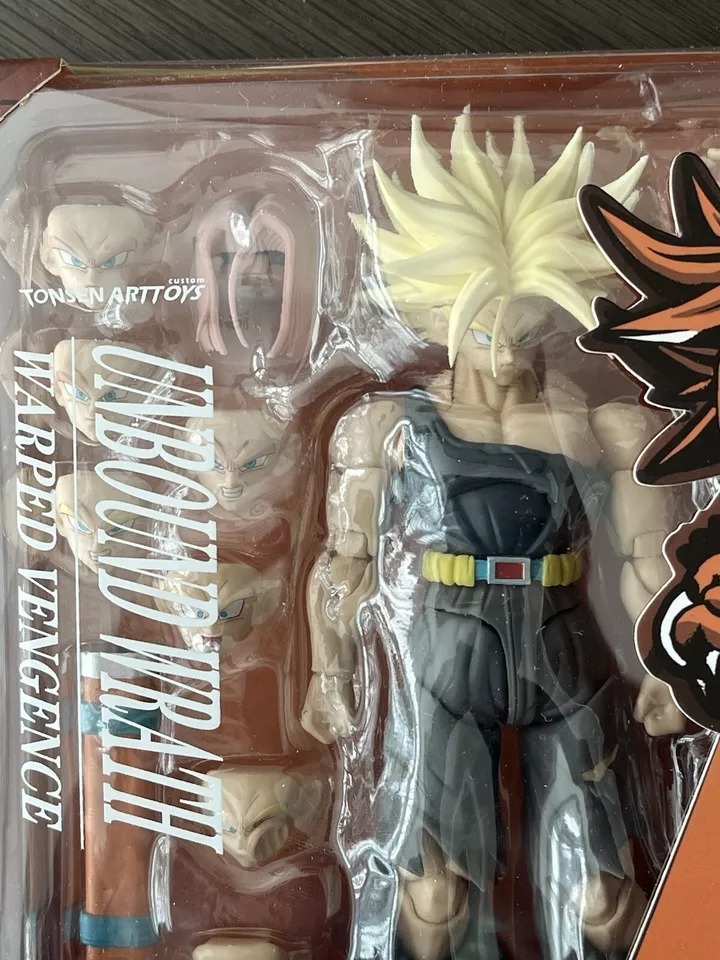 [READY STOCK ULTRA LIMITED ITEM] Action Figure 1/12 (Not SHF S.H.Figuarts) Trunks Unbound Wrath Warped Vengeance Battle Damage B Ver. - Dragonball Z By Tonsen Art Toys