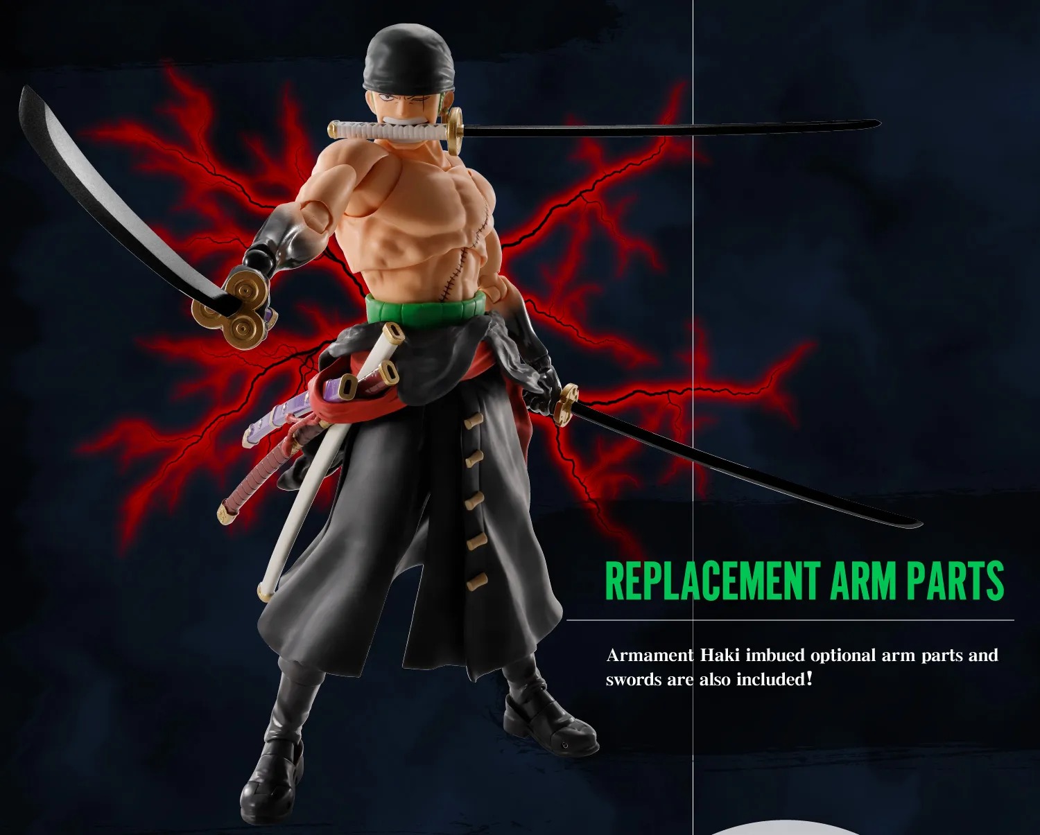 SHF S.H.Figuarts Roronoa Zoro - The King Of Hell By Premium Bandai