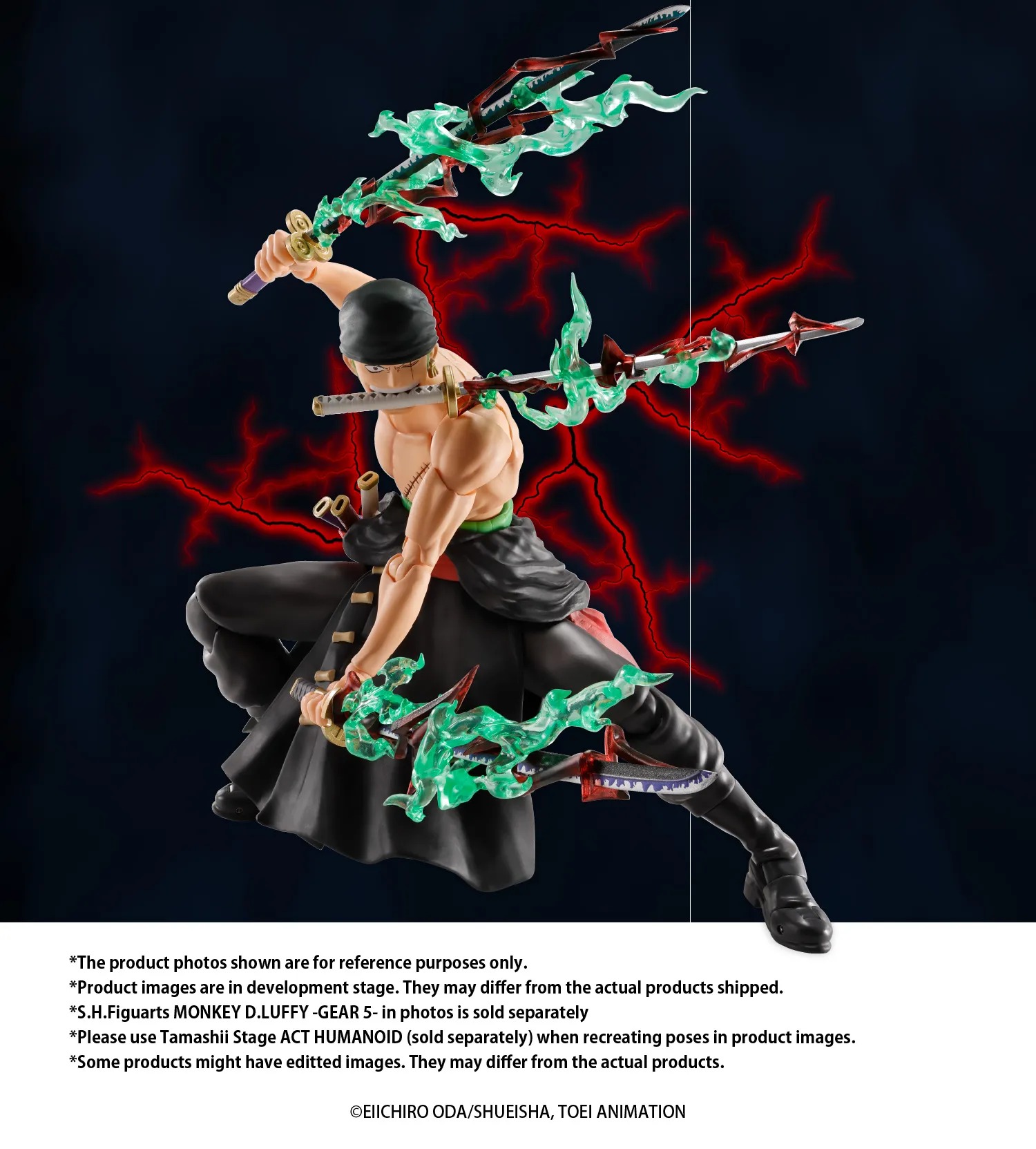 SHF S.H.Figuarts Roronoa Zoro - The King Of Hell By Premium Bandai