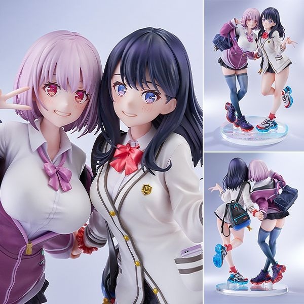Scaled Figure 1/7 Takarada Rikka & Shinjo Akane - SSSS.GRIDMAN Illustration by toridamono By Good Smile Company
