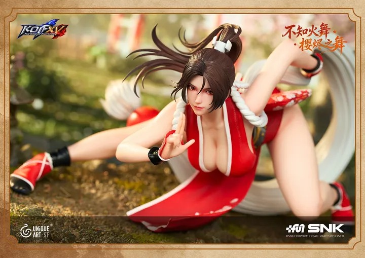 Scaled Figure 1/6 Shiranui Mai - Dance of Blossoming Flames Ver. The King of Fighters XV By Unique Art Studio