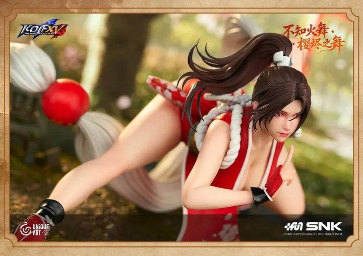 Scaled Figure 1/6 Shiranui Mai - Dance of Blossoming Flames Ver. The King of Fighters XV By Unique Art Studio