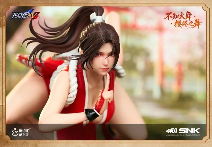 Scaled Figure 1/6 Shiranui Mai - Dance of Blossoming Flames Ver. The King of Fighters XV By Unique Art Studio