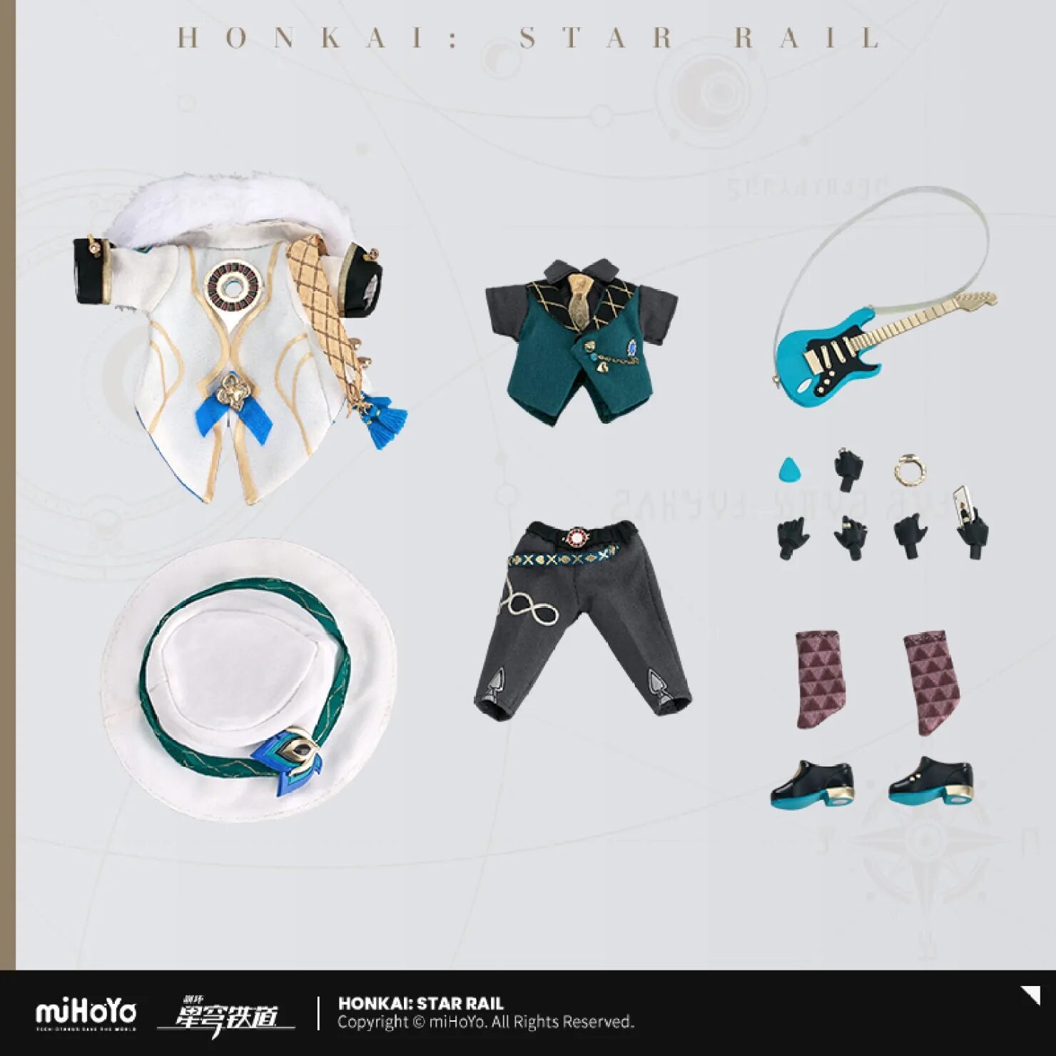 Nendoroid Doll Aventurine / Kakavasha - Star Rail LIVE Ver. Honkai: Star Rail By Good Smile Company