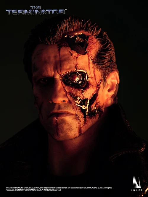 Action Figure 1/6 The Terminator: T-800 By Inart