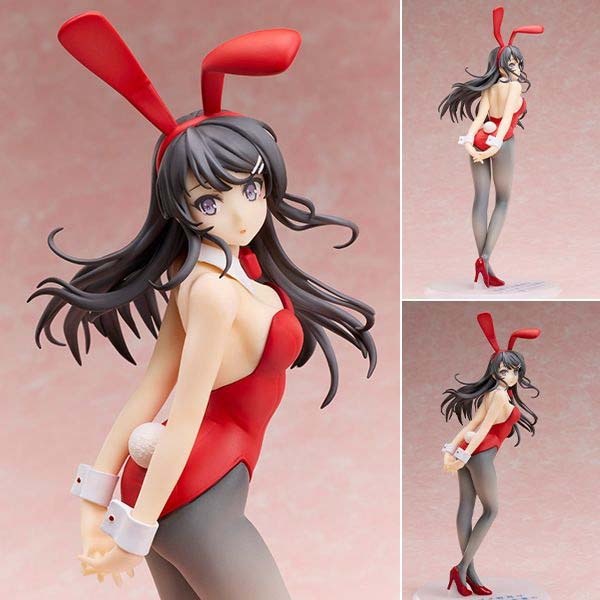 Scaled Figure 1/7 Mai Sakurajima - Red Bunny Girl Ver. Seishun Buta Yarou wa Bunny Girl Senpai no Yume wo Minai By ANIPLEX+