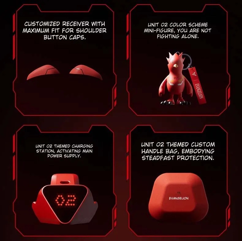 [Limited Edition Set Gift Box] Evangelion APEX 5 Elite Gaming Controller Asuka Langley Model By Flydigi X Evangelion