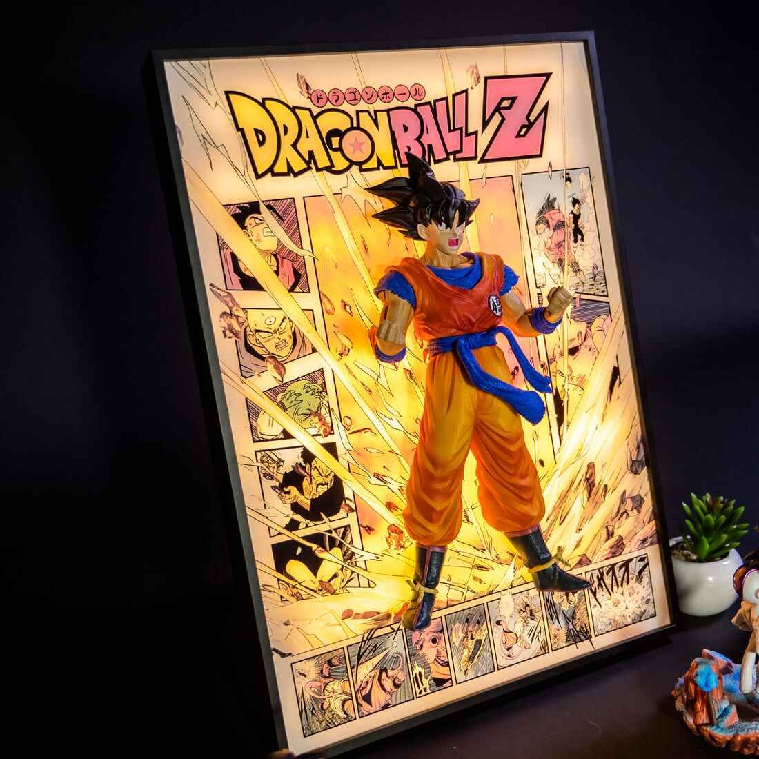 Son Goku Break out of the comics 3D stereoscopic Led Light Art Ver. - Dragonball Z