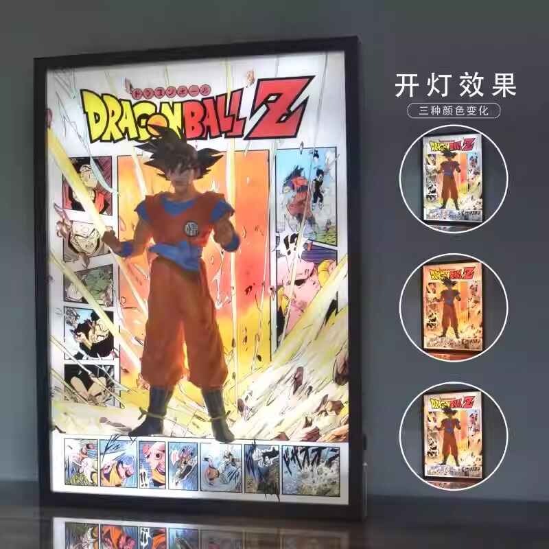 Son Goku Break out of the comics 3D stereoscopic Led Light Art Ver. - Dragonball Z