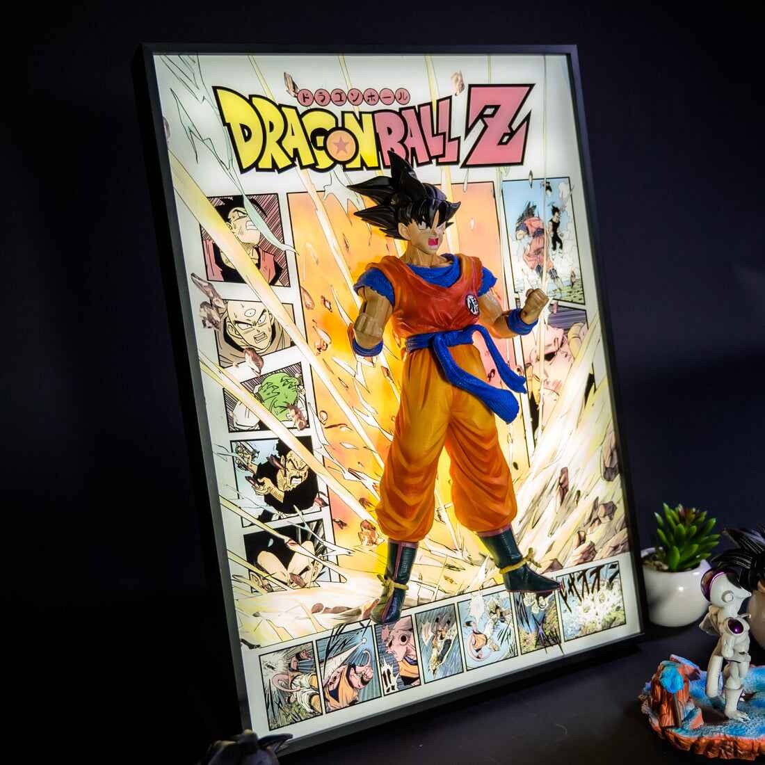 Son Goku Break out of the comics 3D stereoscopic Led Light Art Ver. - Dragonball Z