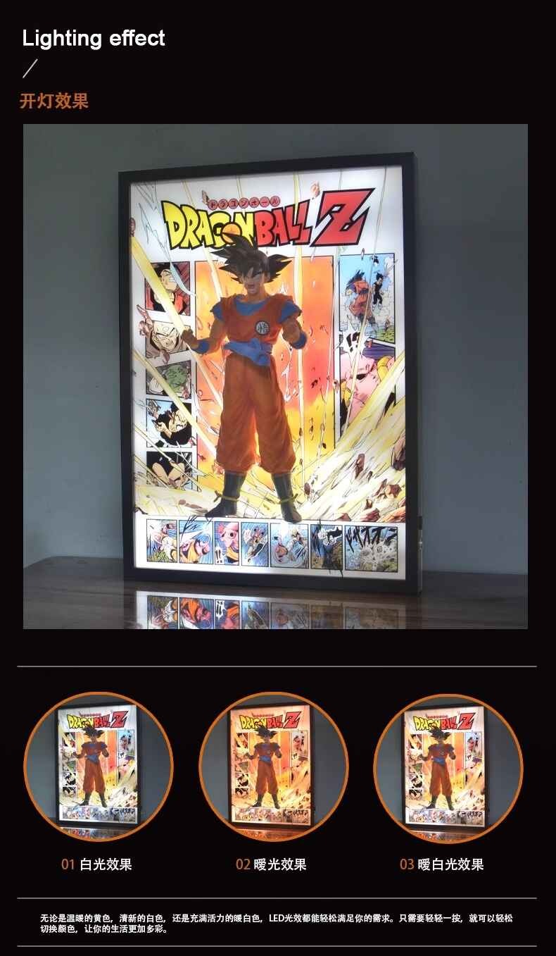 Son Goku Break out of the comics 3D stereoscopic Led Light Art Ver. - Dragonball Z
