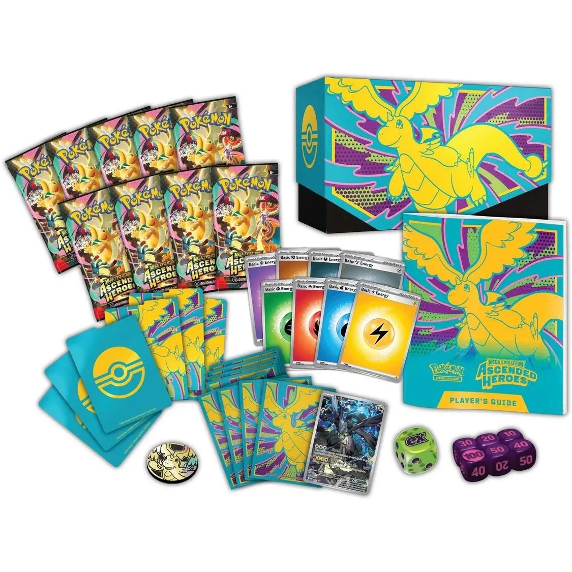 Original Pokémon TCG Mega Evolution Ascended Heroes Elite Trainer Box - ETB