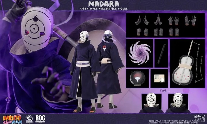 Action Figure 1/6 Uchiha Obito - Madara Ver. Naruto Shippuden ROC021 By Rocket Toys