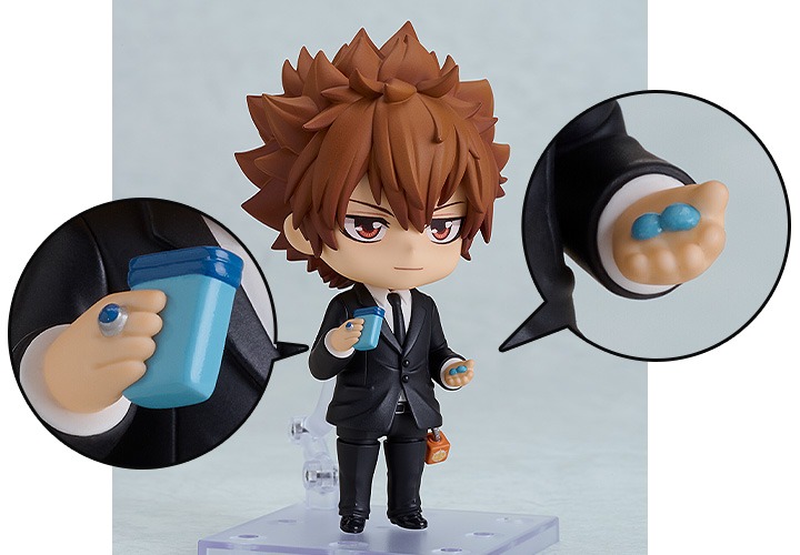 [With Bonus] Nendoroid Tsunayoshi Sawada - Black Suit Ver. Katekyou Hitman REBORN! By Orange Rouge