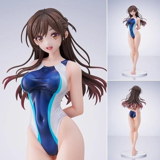 Image of Scaled Figure 1/7 Mizuhara Chizuru - Light Blue Line Competition Swimsuit Ver. Kanojo Okarishimasu By AMAKUNI