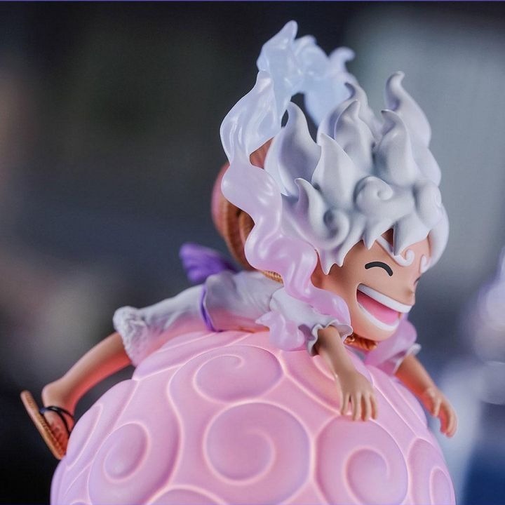 Monkey D. Luffy Gear 5 Gomu Gomu no Mi Devil's Fruit Voice Controlled Room Light - One Piece (11cm) By Happy Life