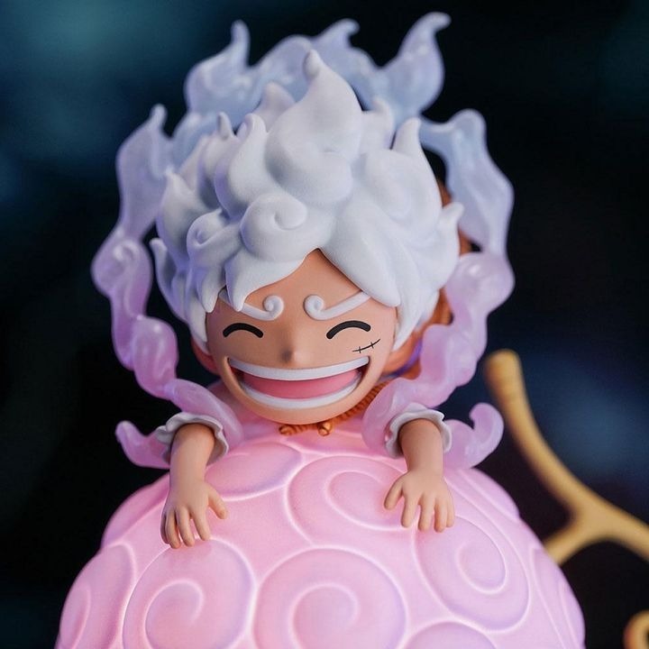 Monkey D. Luffy Gear 5 Gomu Gomu no Mi Devil's Fruit Voice Controlled Room Light - One Piece (11cm) By Happy Life