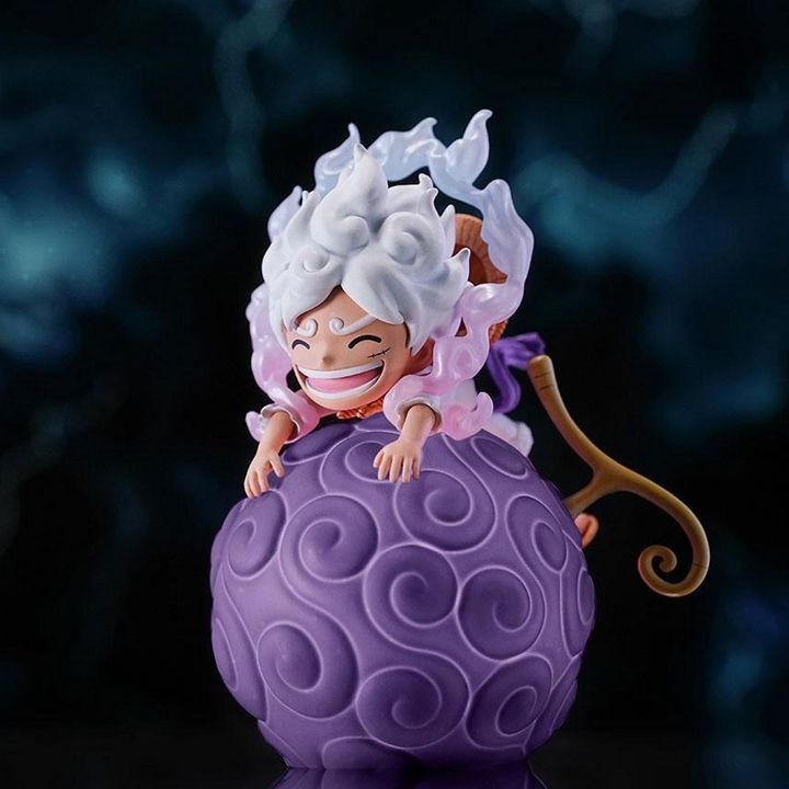 Monkey D. Luffy Gear 5 Gomu Gomu no Mi Devil's Fruit Voice Controlled Room Light - One Piece (11cm) By Happy Life