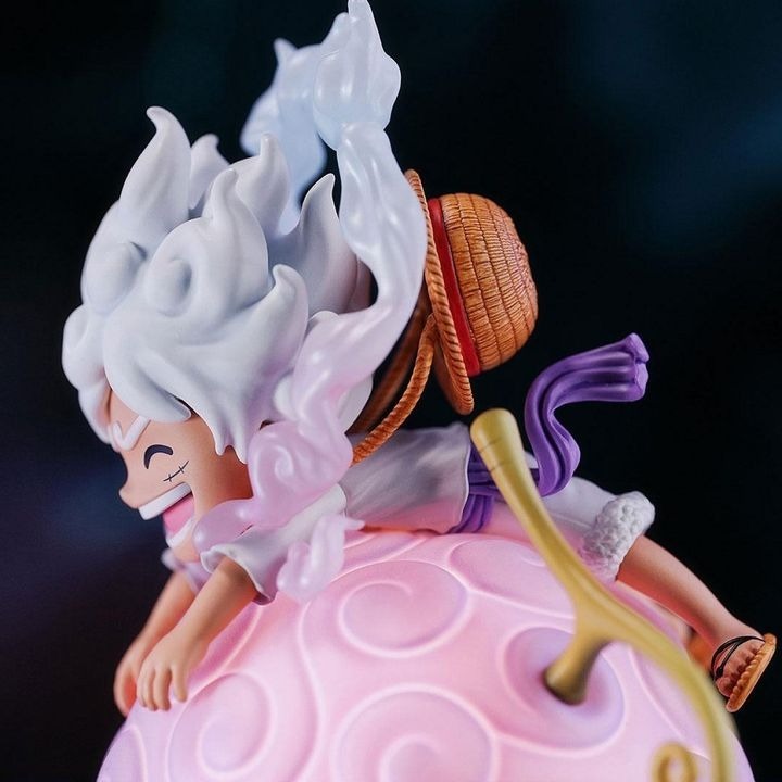 Monkey D. Luffy Gear 5 Gomu Gomu no Mi Devil's Fruit Voice Controlled Room Light - One Piece (11cm) By Happy Life