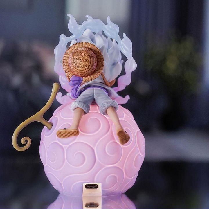 Monkey D. Luffy Gear 5 Gomu Gomu no Mi Devil's Fruit Voice Controlled Room Light - One Piece (11cm) By Happy Life