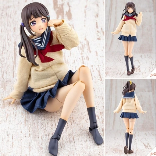 Image of Sousai Shoujo Teien Plastic Model 1/10 KIRU PLA Madoka Yuki - Touou High School Winter Ver. By Kotobukiya