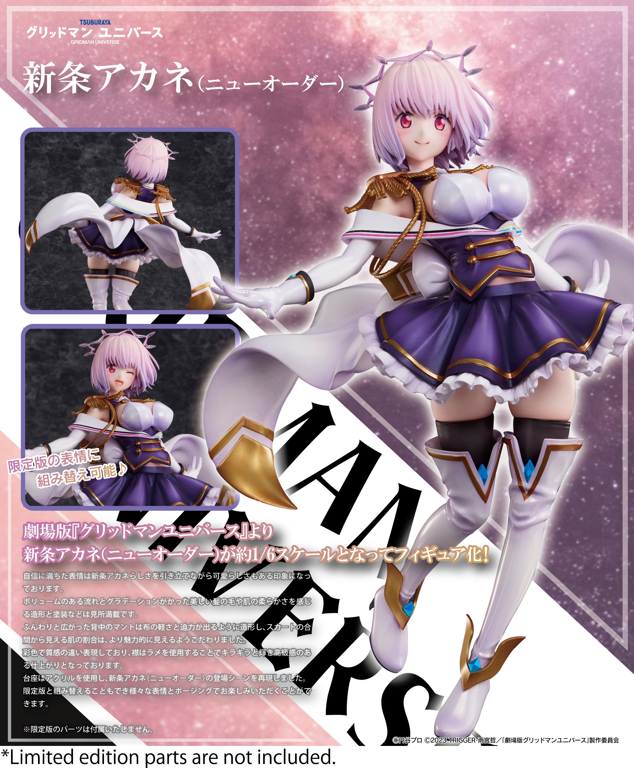 Scaled Figure 1/6 Shinjo Akane (New Order) - Denkou Choujin Gridman Universe By Union Creative