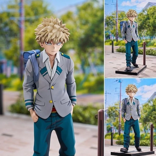 Image of Scaled Figure 1/8 Katsuki Bakugo - U.A. High School Uniform 2Dimensioning Ver. Boku no Hero Academia By Takara Tomy