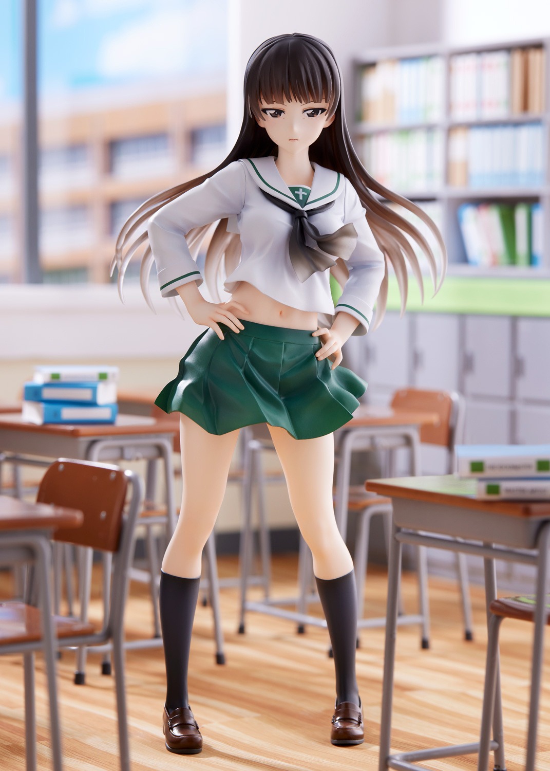 Scaled Figure 1/7 Nishizumi Shiho - Idol Style Ver. Girls und Panzer (Re-Release) By Wave