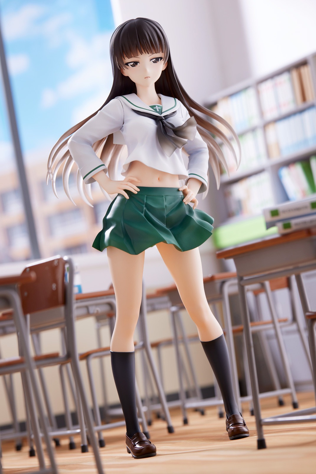 Scaled Figure 1/7 Nishizumi Shiho - Idol Style Ver. Girls und Panzer (Re-Release) By Wave