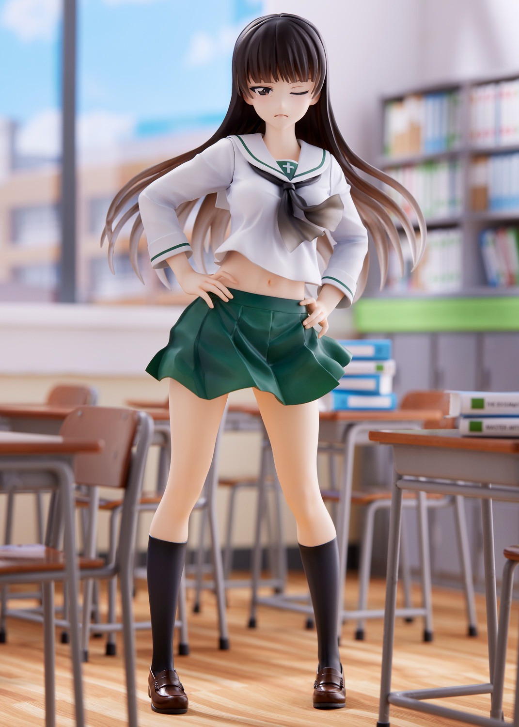 Scaled Figure 1/7 Nishizumi Shiho - Idol Style Ver. Girls und Panzer (Re-Release) By Wave