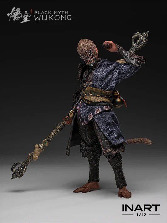 Action Figure 1/12 Sun Go Kong The Destined One Bronze Armor Set Ver. - Black Myth: Wukong By INART