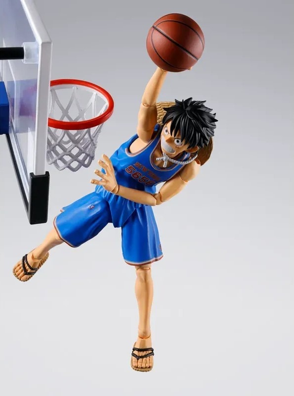 SHF S.H.Figuarts MONKEY.D.LUFFY CHICAGOBULLS ver. - ONE PIECE×NBA By Premium Bandai