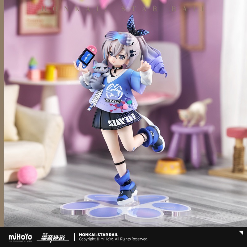 RISE UP+ Non Scaled Figure Silver Wolf - Little Cat Series Ver. Honkai: Star Rail (19cm) By RIBOSE