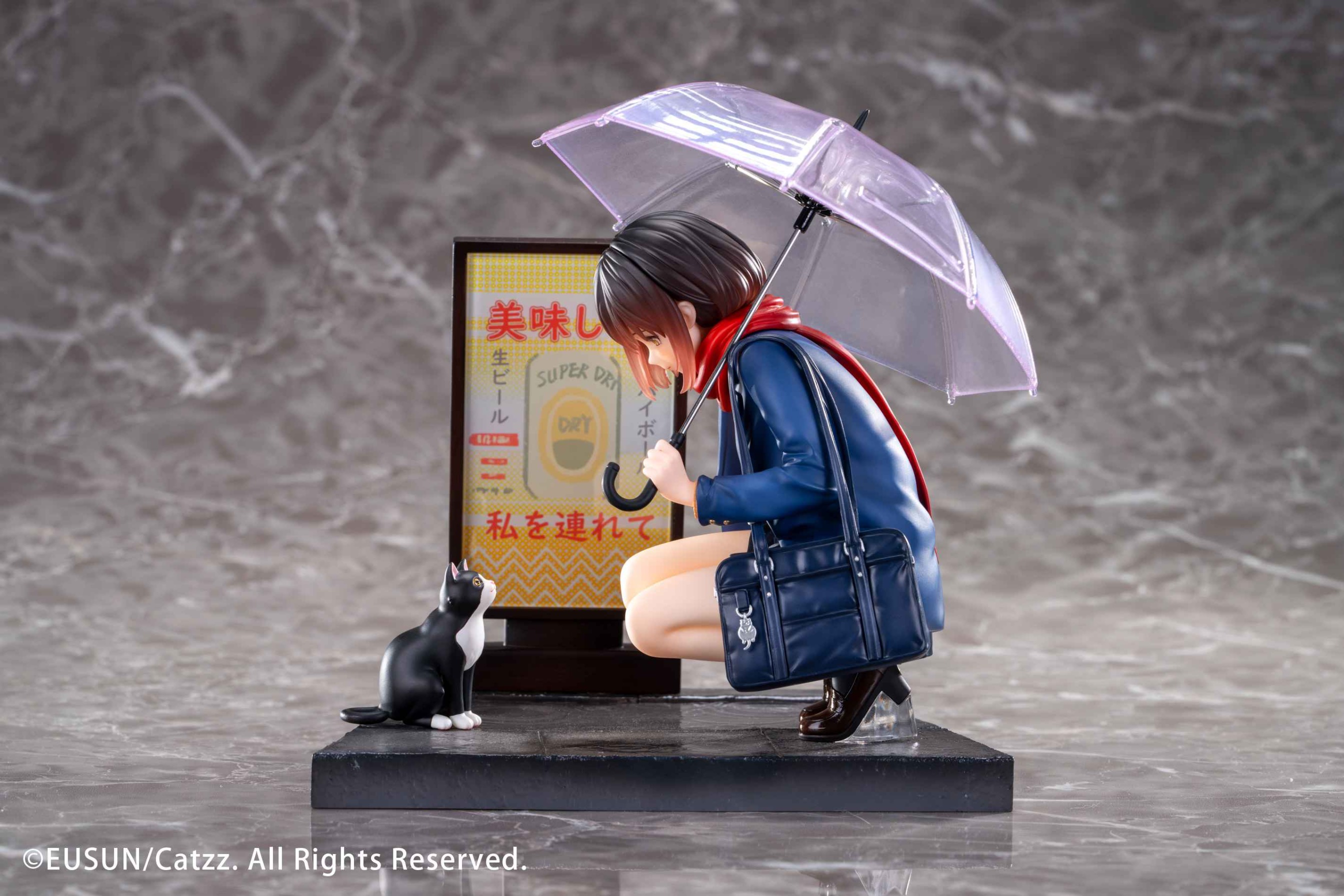 Scaled Figure 1/7 Rainy Days Girl - Illustration by Catzz By Eusun